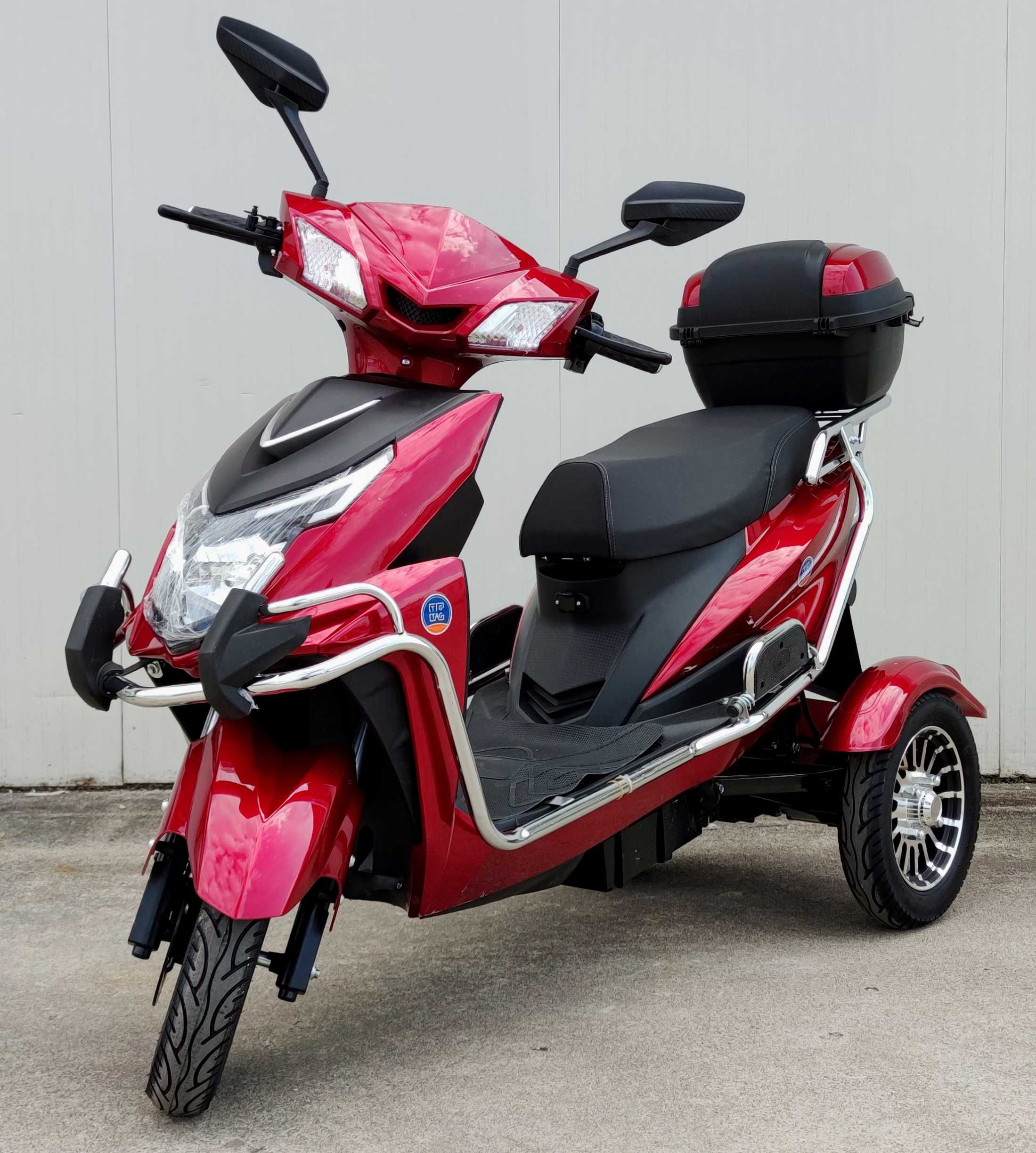 Електрическа триколка двуместна EcoWay модел М9 бордо