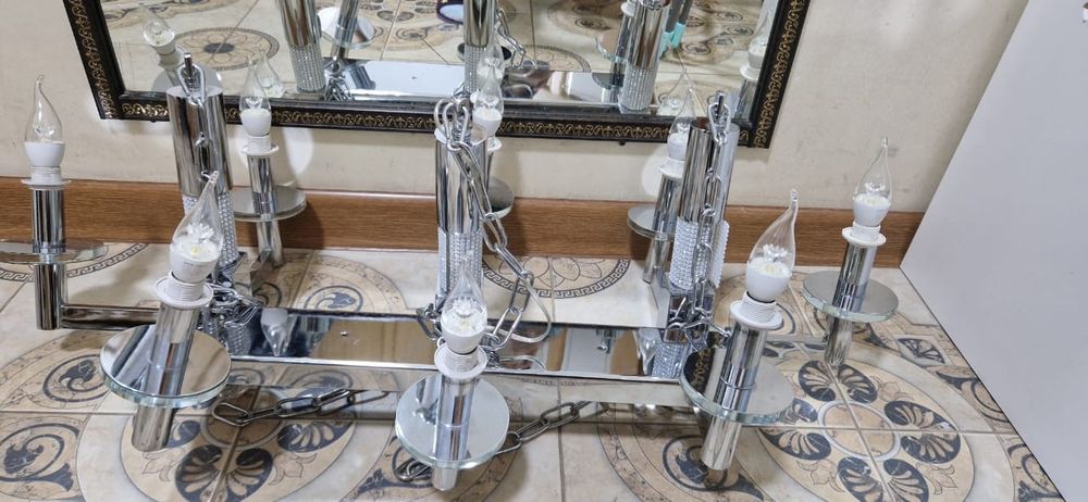 Люстра большая для высоких потолков