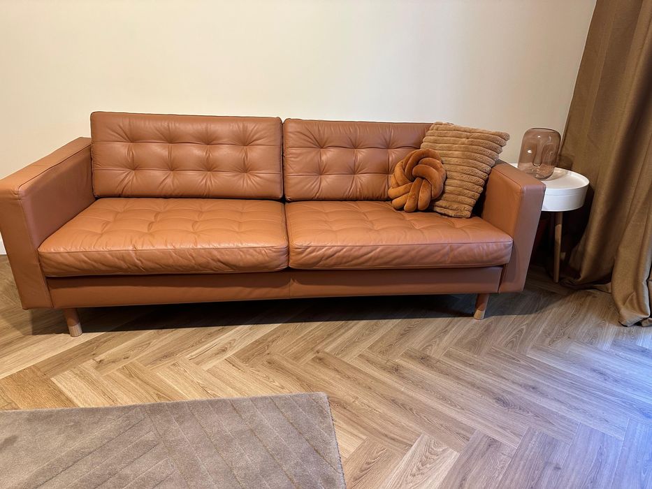 landskrona ikea canapea 3 locuri piele neextensibila