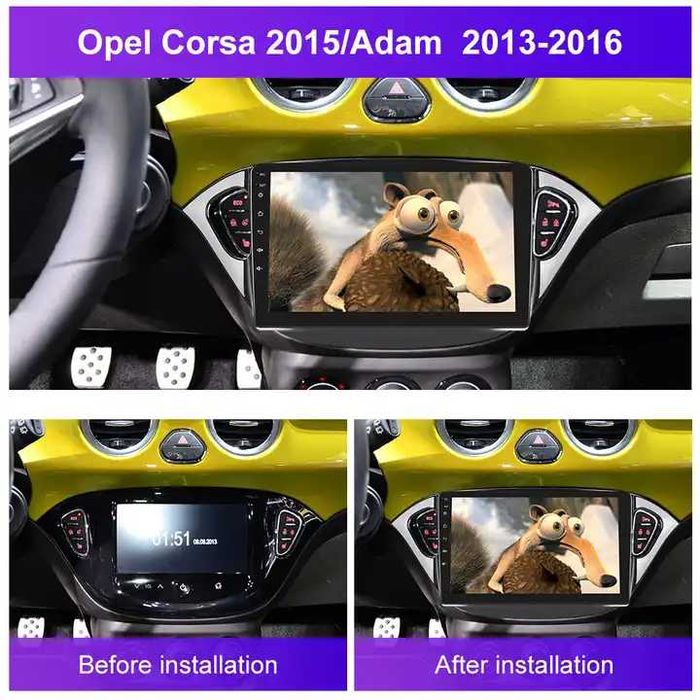 Мултимедия за OPEL CORSA Opel Adam плеър двоен дин Android навигация