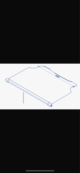 Polită capac rulou portbagaj Dacia Jogger