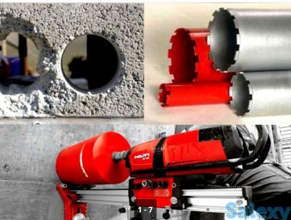 Алмазное сверление бурение, резка бетона