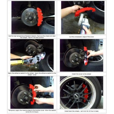 Brembo/Брембо капаци за спирачни апарати 4бр к-т