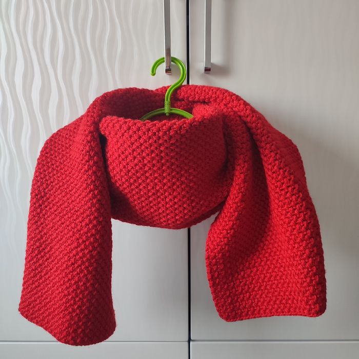 Шарф вязаный ручная работа