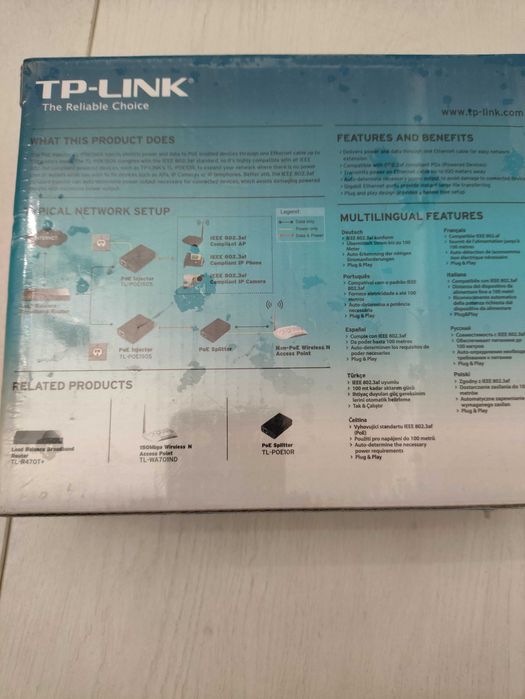 Poe injector TP-LINK TL-POE150S