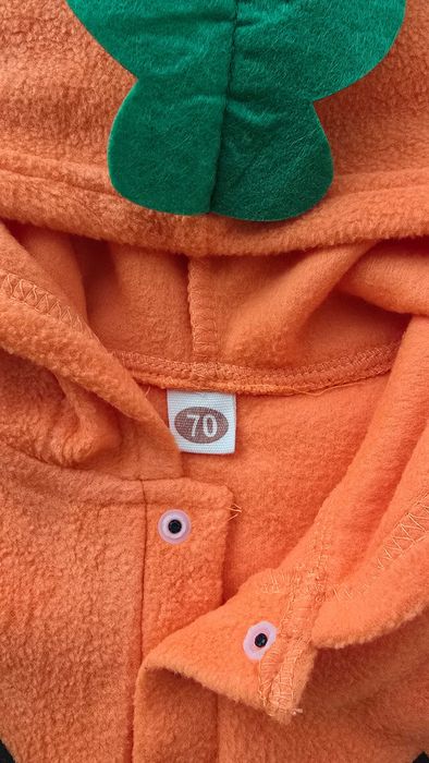 Бебешки гащеризон тиква и мече 3-6 месеца