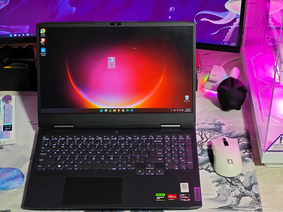 Lenovo ryzen 5 7535hs/rtx 4050/16 ram ddr5/512gb/ideapad gaming laptop