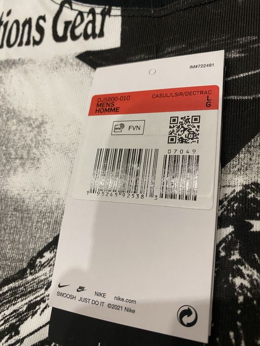 Nike ACG тениска с дълъг ръкав с принт
