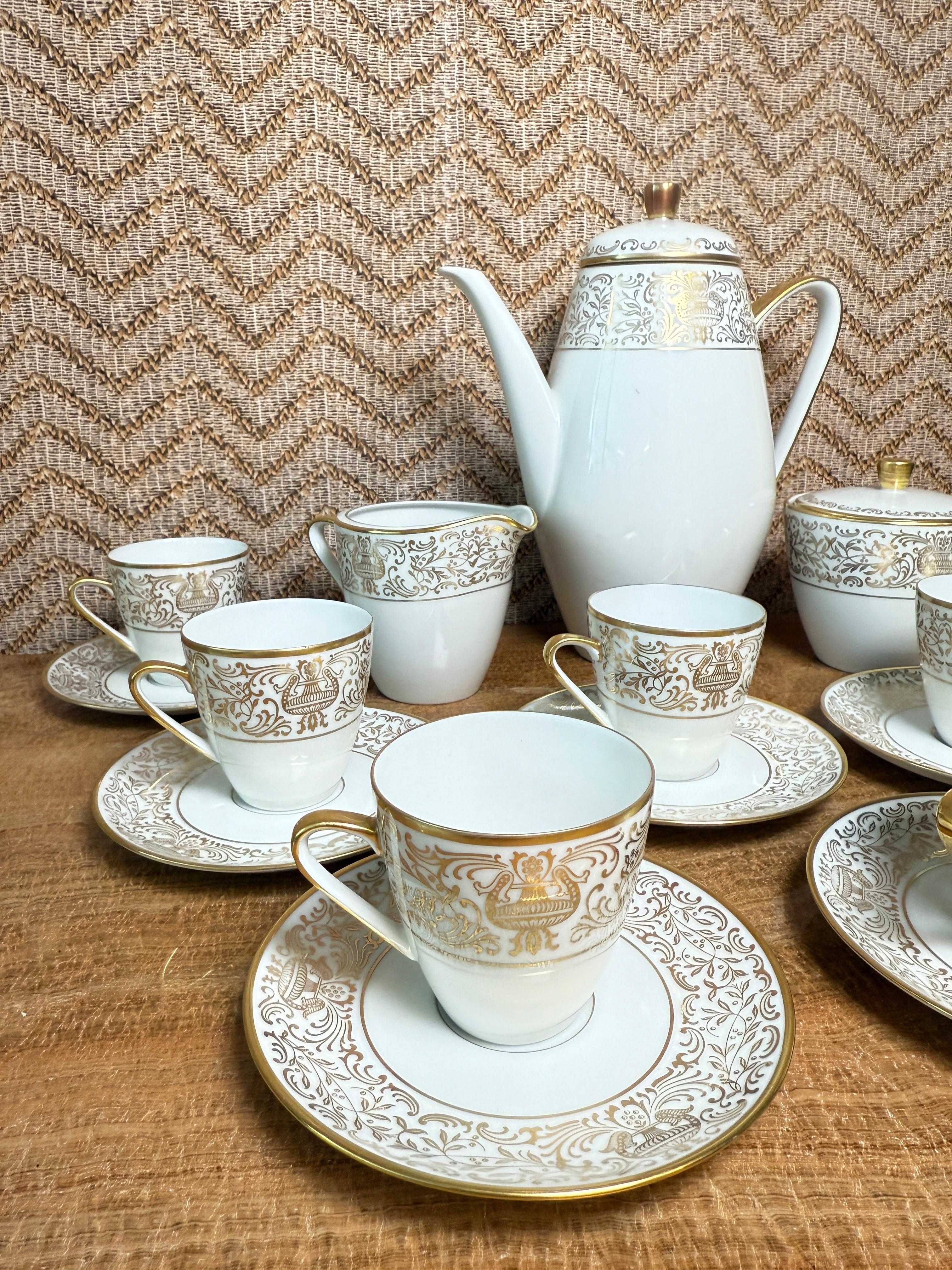 Set ceai și cafea din porțelan fin Bavaria