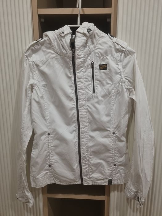 Дамско яке G star raw в бял цвят