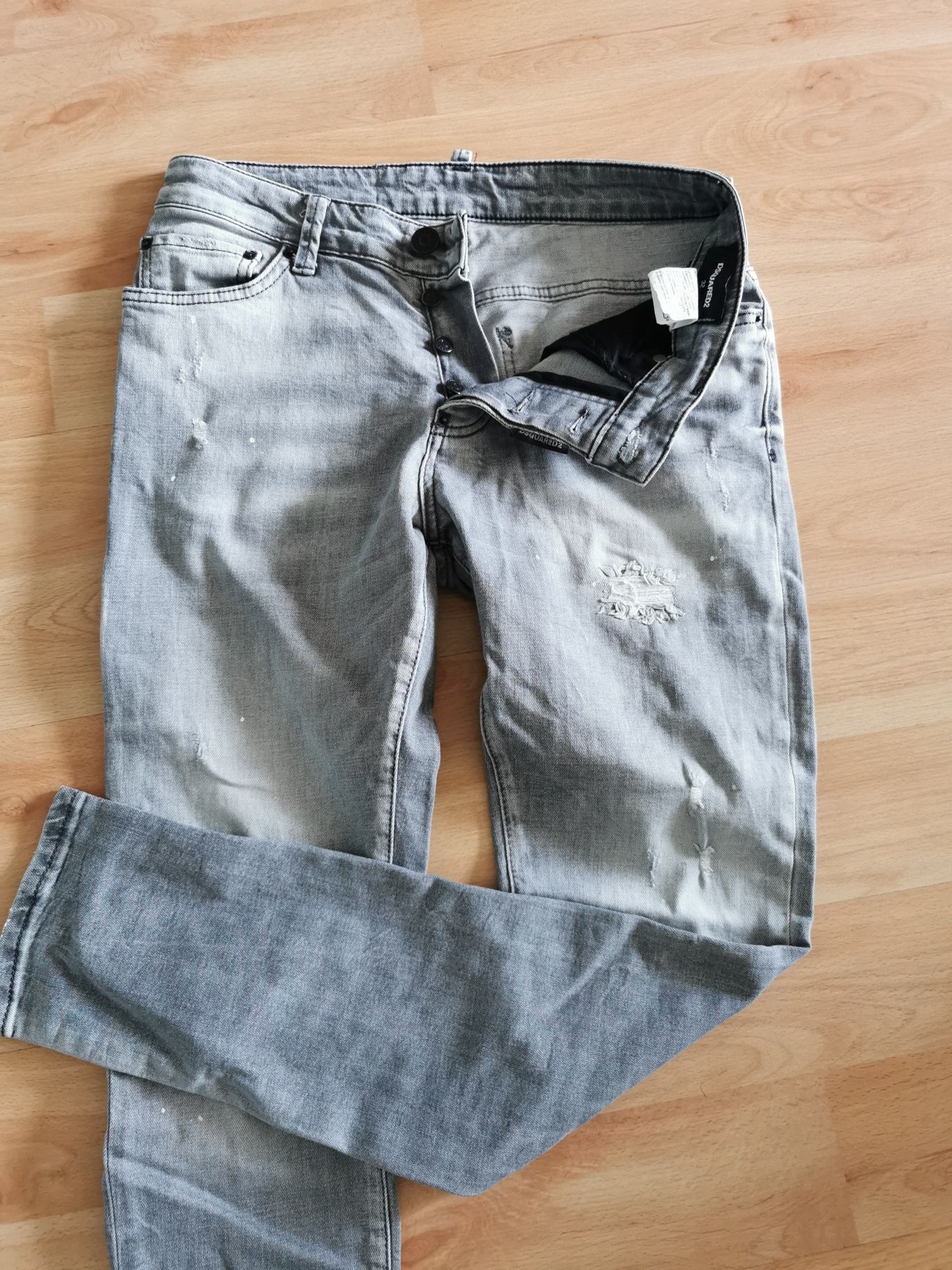 Disquared denim slim fit