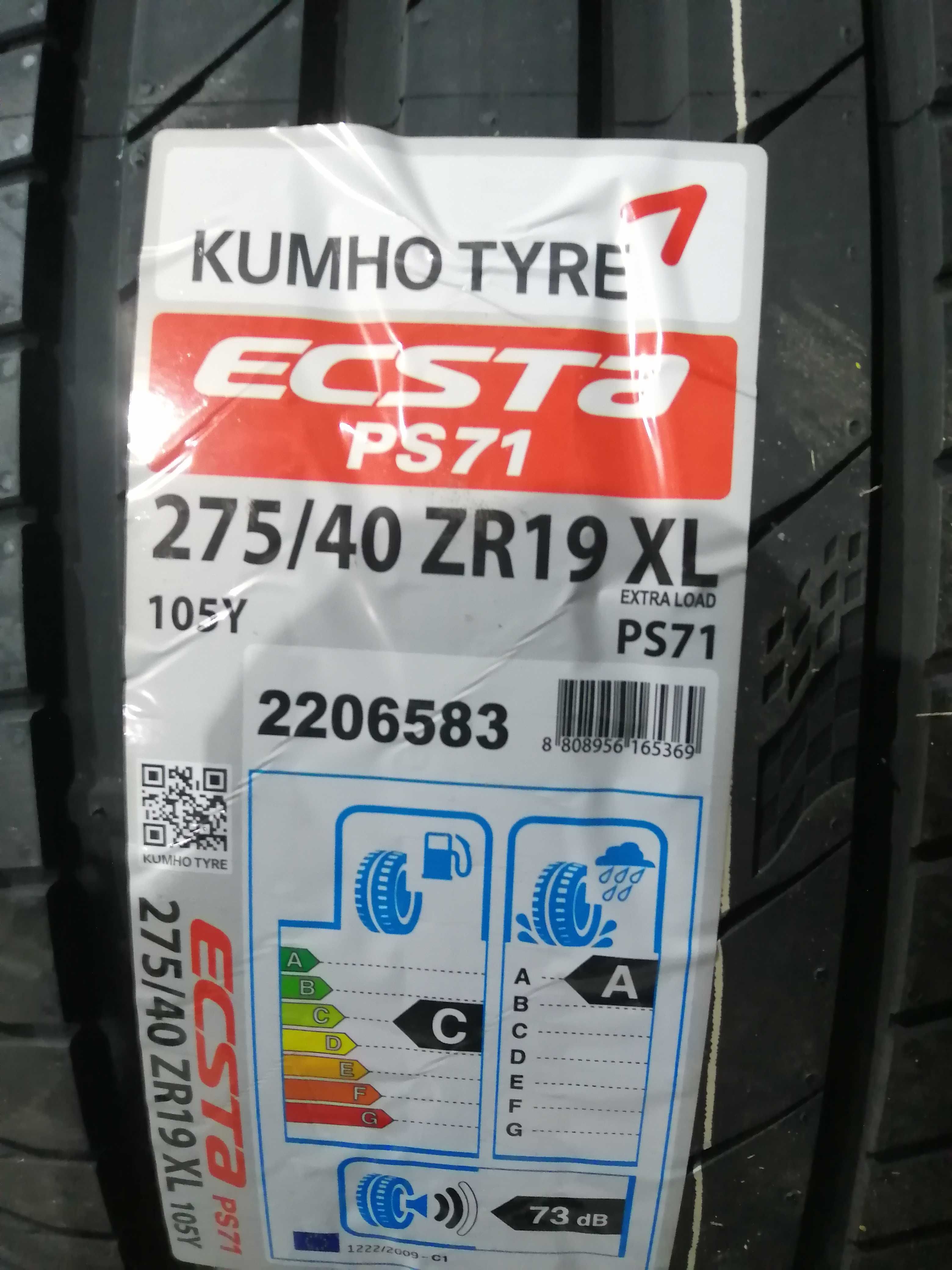 Set anvelope Kumho( BMW ) 275/40/19 Cu 245/45/19 Noi De Vara