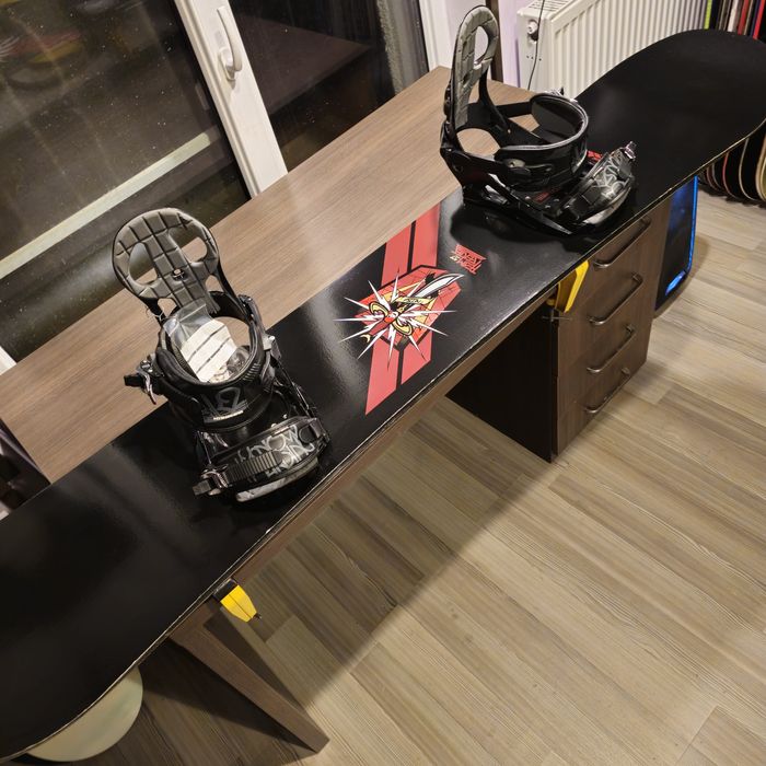 Placa Snowboard Nitro Team Series 159W cu Legaturi K2 L