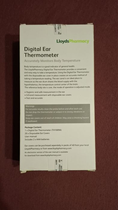 Termometru digital nou,sigilat  - măsurare rapidă, precisă