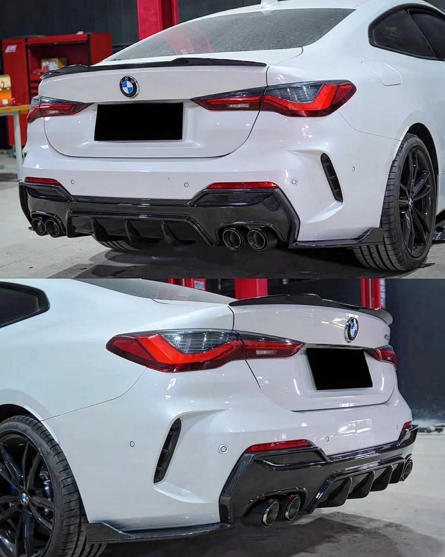Eleron Portbagaj Lip Codita BMW G22 G82 Coupe, Model M4, Negru Lucios