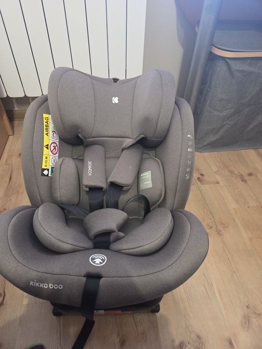 Стол за кола Kikka Boo I-SIZE I-COMFORT 360° ISOFIX (40-150 см) кафяво