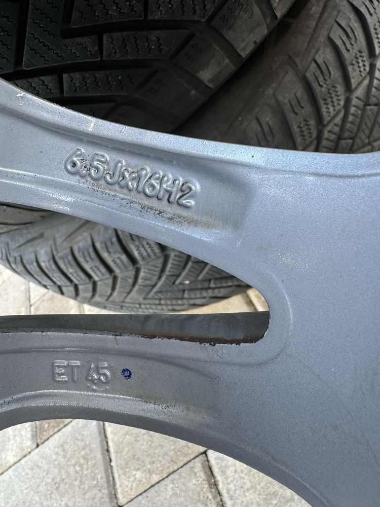 4 Jante cu cauciucuri 216.65.R 16,Audi,Vw,Seat,Skoda,5x112