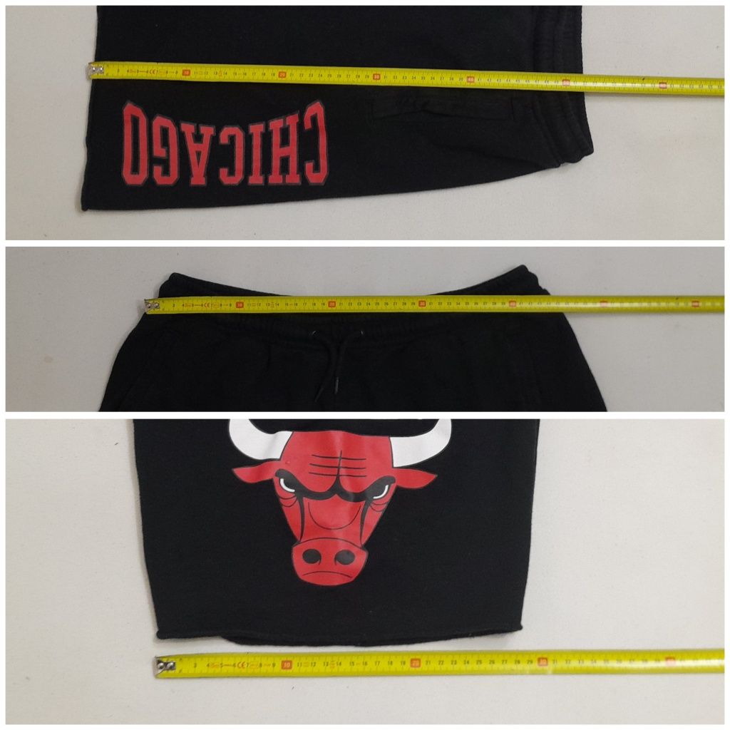 Pantaloni scurti NBA Chicago Bulls black, mărimea XL (man)