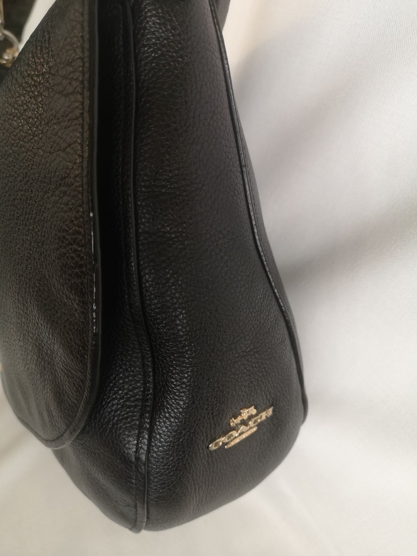 COACH, оригинална чанта естествена кожа