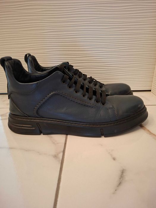 Мъжки боти от естествена кожа