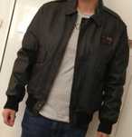 Geaca piele Bomber aviator