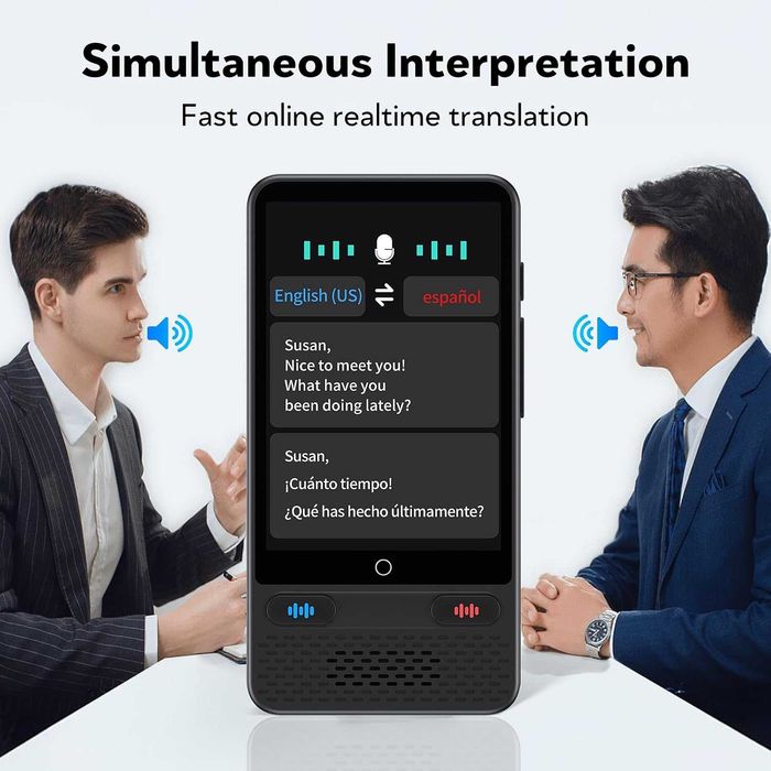 AI преносим преводач 138 езика, превод и офлайн , тъчскрийн и ChatGPT