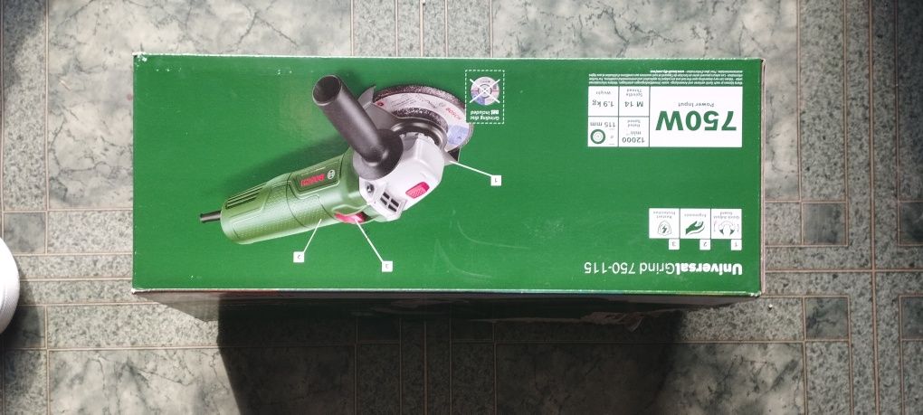 Ъглошлайф Bosch 750-115
