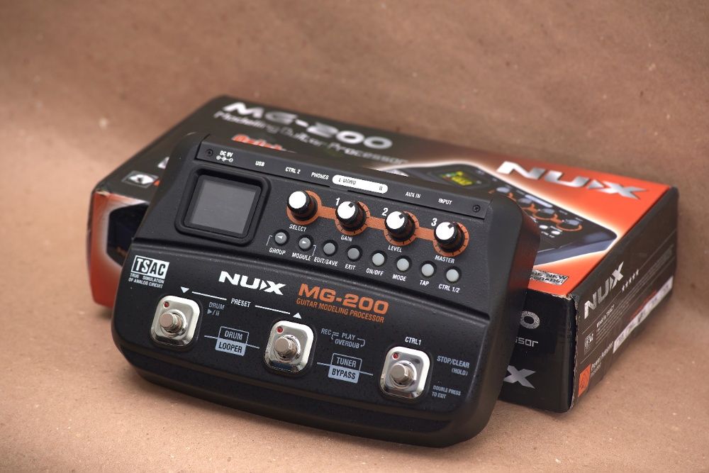 Гитарный Процессор Nux MG-200 педаль эффекты