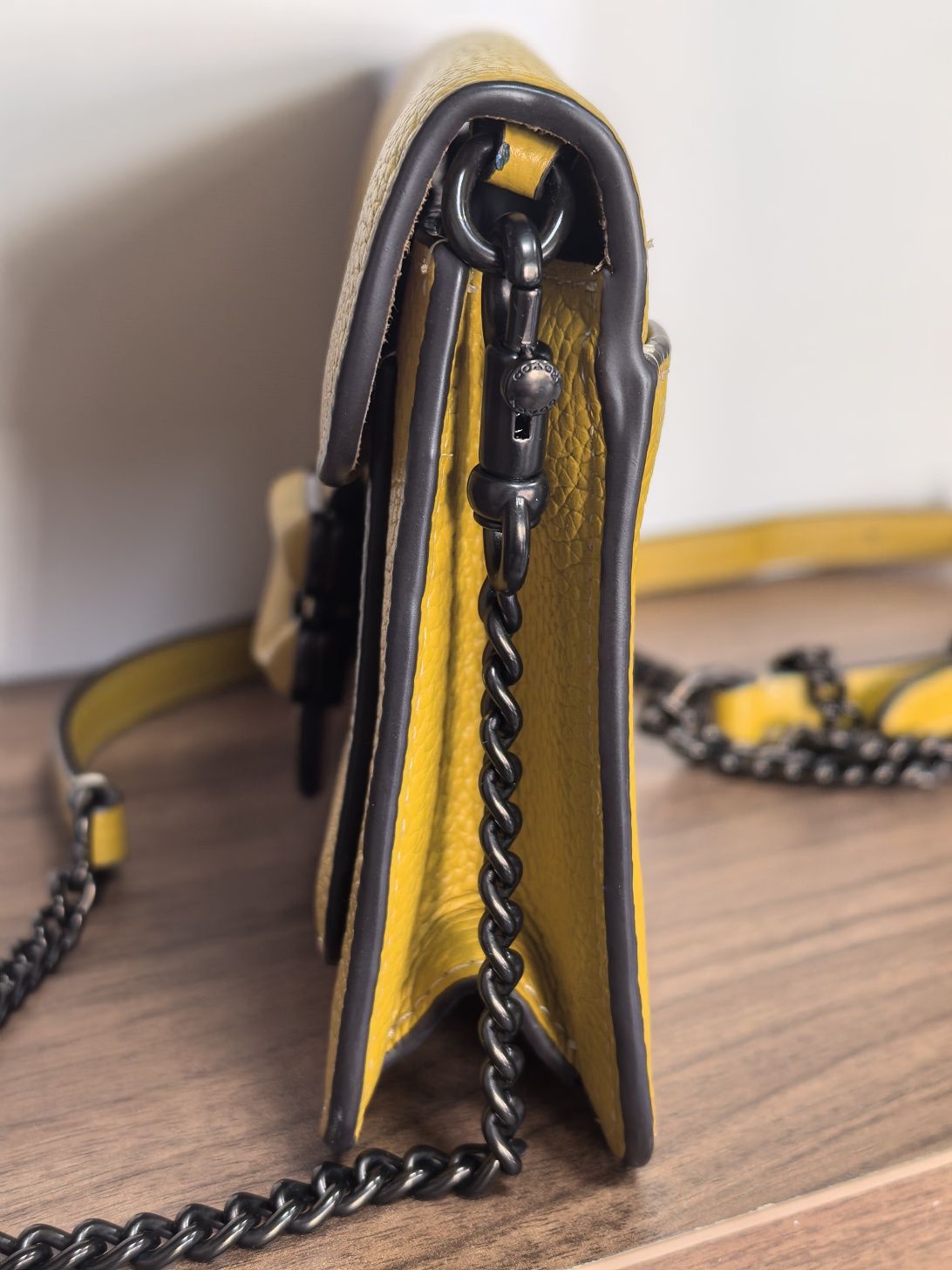 Coach Tabby Chain Clutch Crossbody Bag