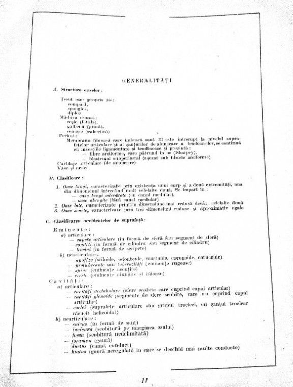 Carte xerox Atlas de anatomie comparativă vol 1