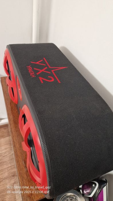 Сабвуфер урал, двухголовковый буфер, саб, мощный почти новый.