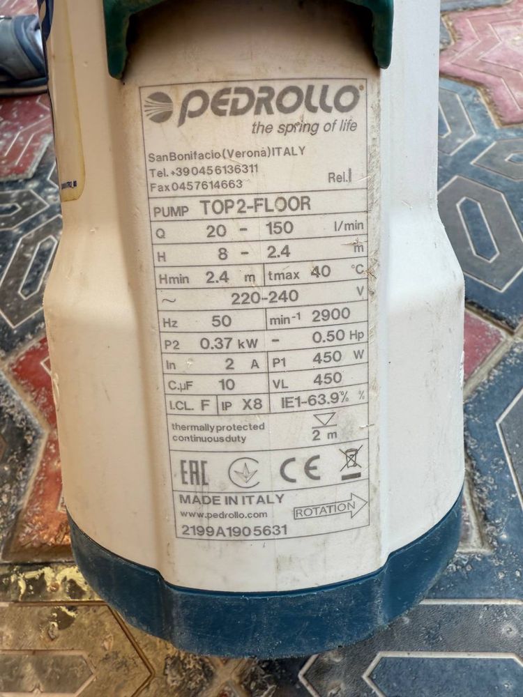 Pompa nasos sotiladi