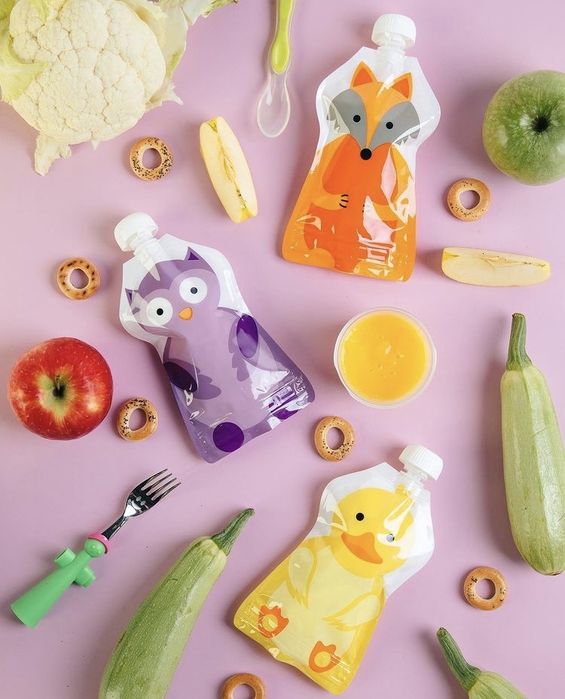 Продам многоразовые пакетики для детского пюре