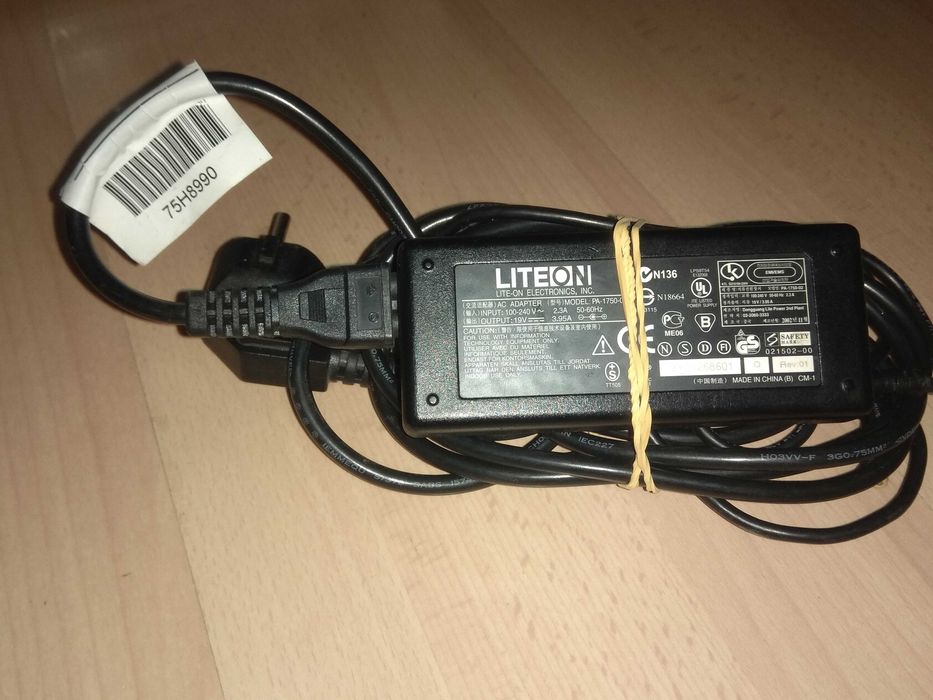Зарядно , адаптер за лаптоп Liteon 19V 3.95A