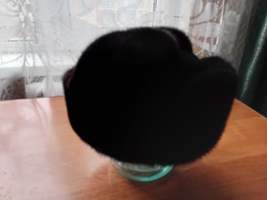 Шапка ушанка норковая