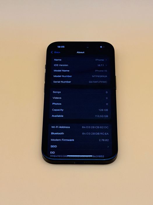 iPhone 15 128 Gb Black