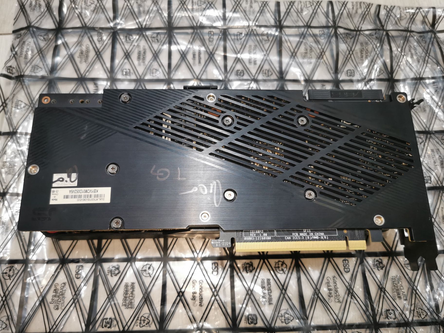 Placa video Asus dual RTX 2070 super 8 GB