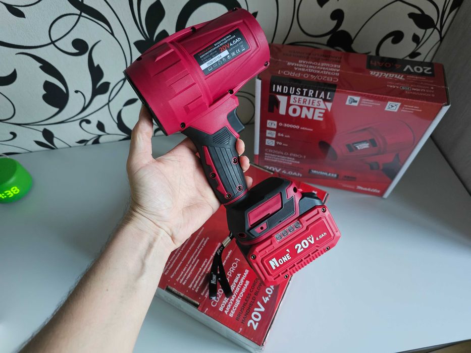 ПРОДАМ Воздуходувка Number ONE PRO 4.0A ТурбоФен (Аккумуляторная).