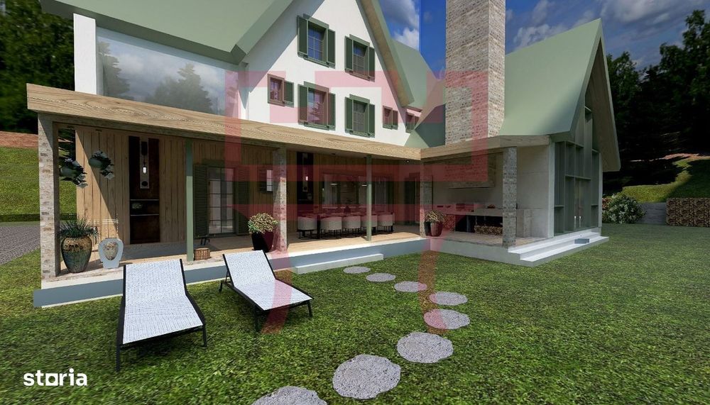 Vanzare teren 1.190mp pentru 2 cabane in Marisel langa partie