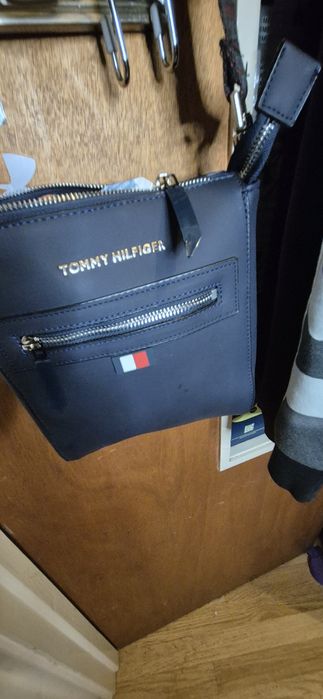 Мъжка кожена  чанта Tommy Hilfiger