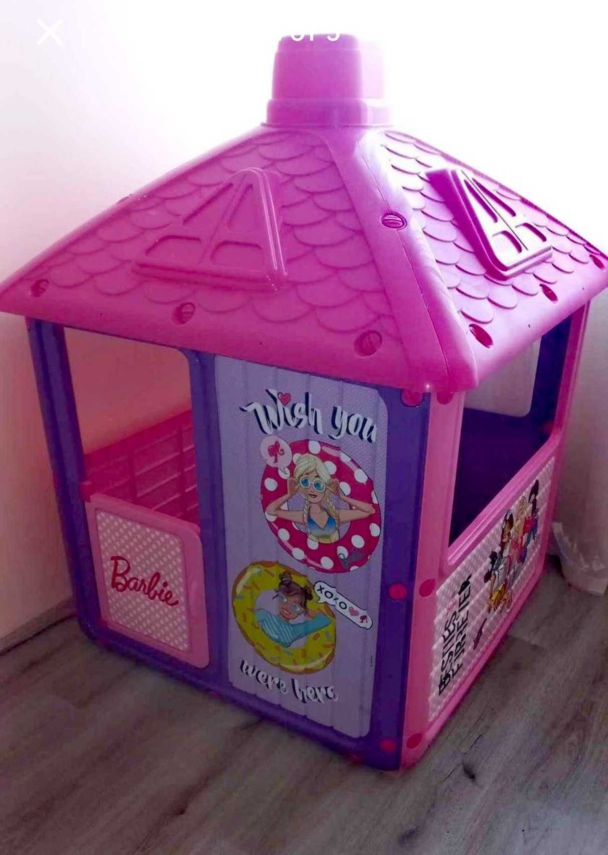 Детска градинска къща за игра Barbie като нова