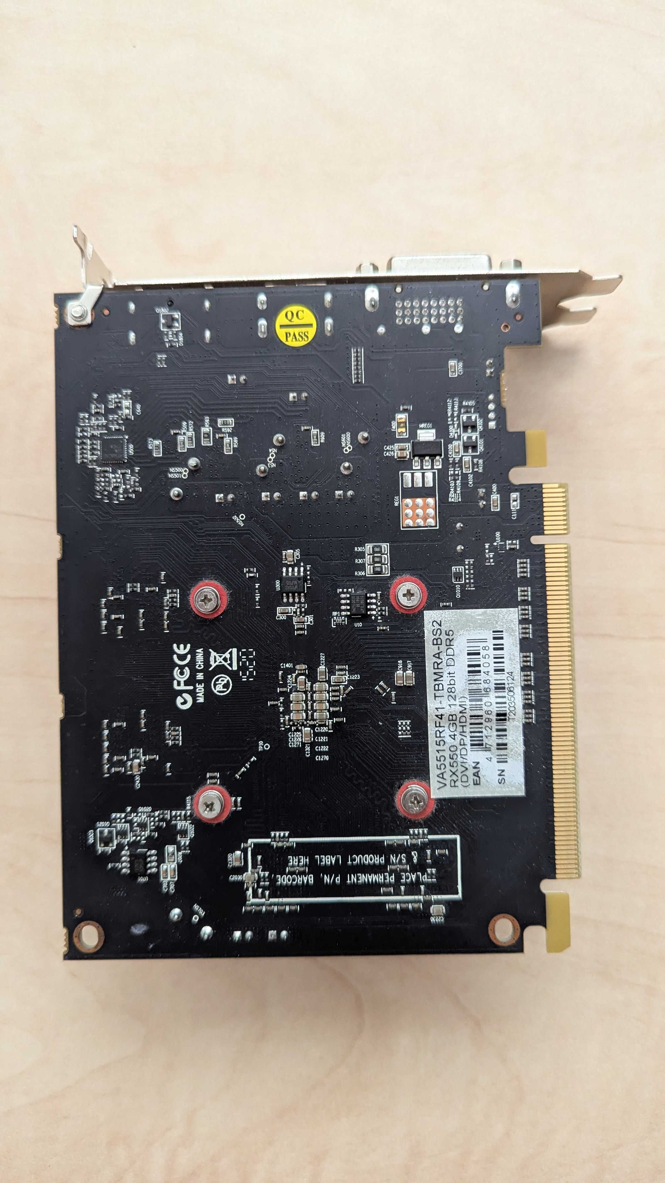 Placa video Radeon RX 550 4GB GDDR5