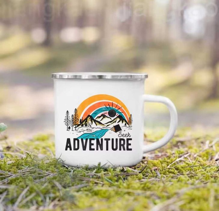 Планинарско метално емайлирано канче Mug
