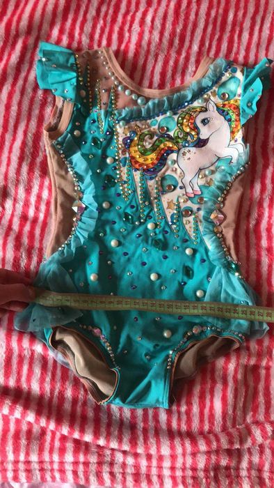 Трико за художествена гимнастика, деца. Размер 122 см.