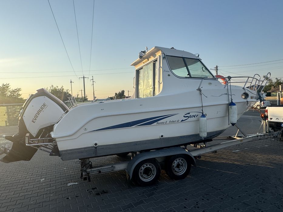 Barca Cabinata Saver Manta 21 fischer