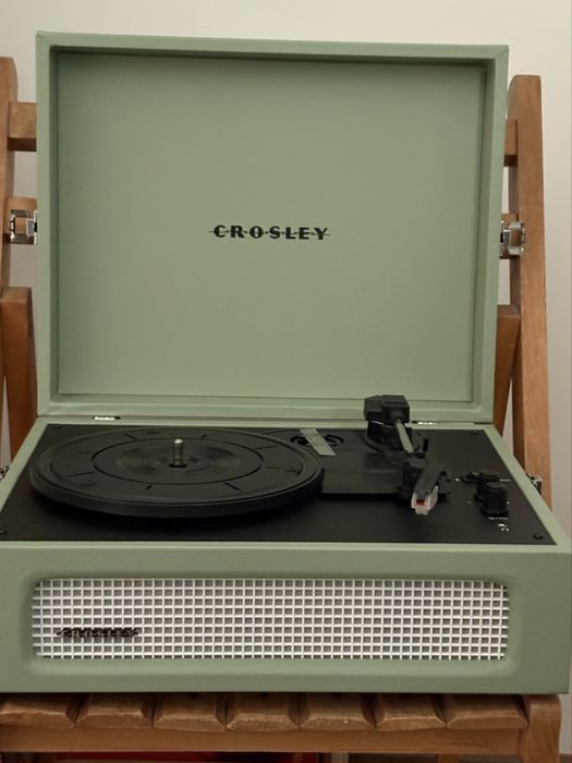 pick-up Crosley Voyager green mint