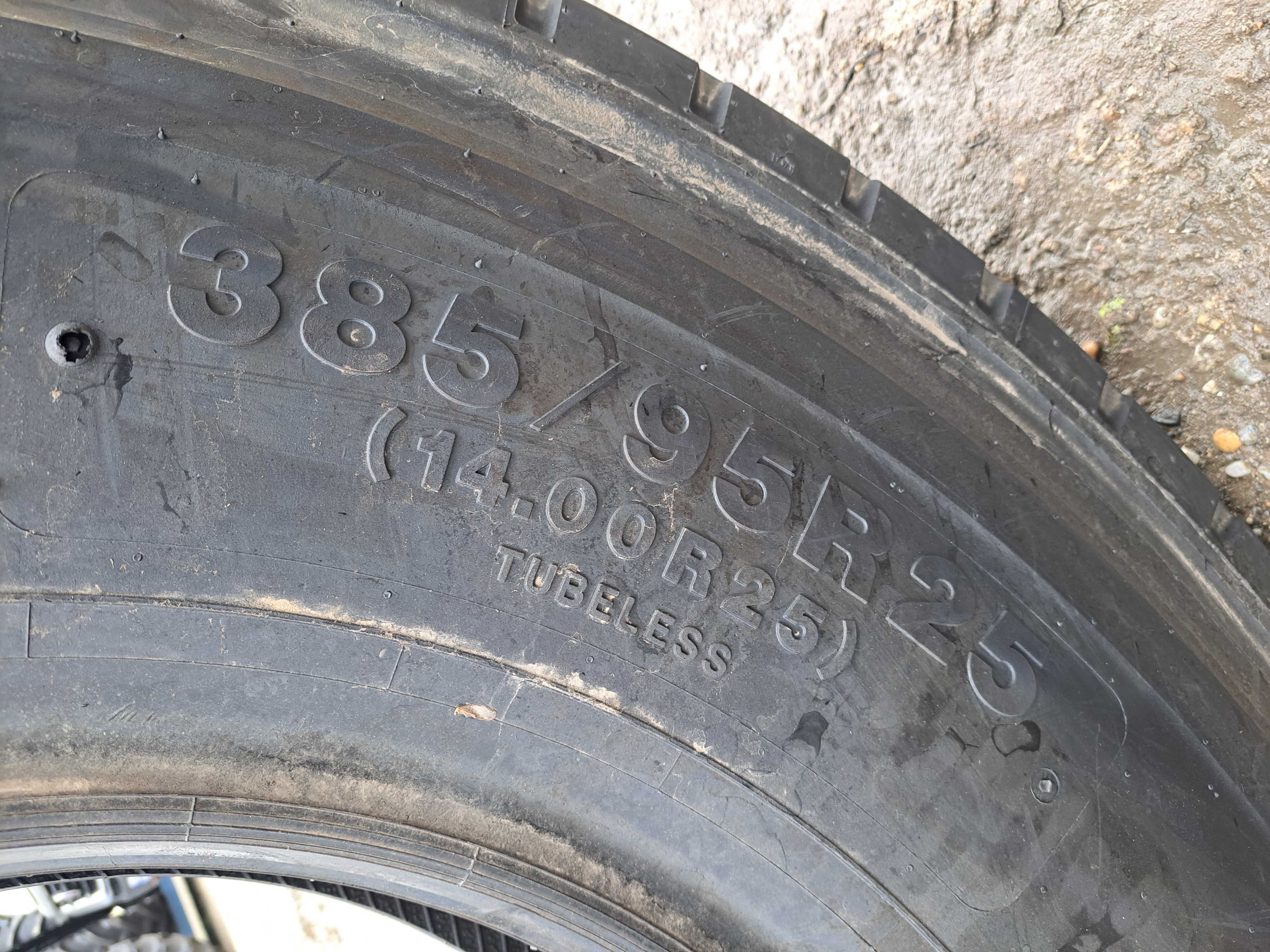 Anvelope MACARA 385/95R25 marca BKT cauciucuri radiale noi 14.00R25