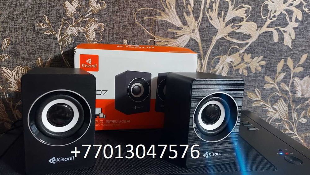 Колонки  для компьютера, ноутбука,телефона - новое в упаковке !