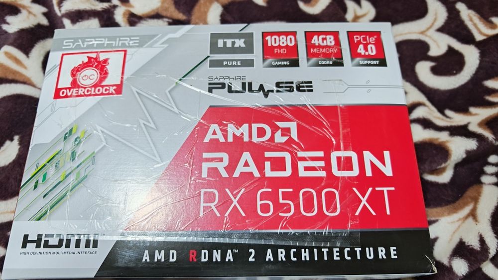 Placa video RX 6500 xt - 4gb - Saphire Pure