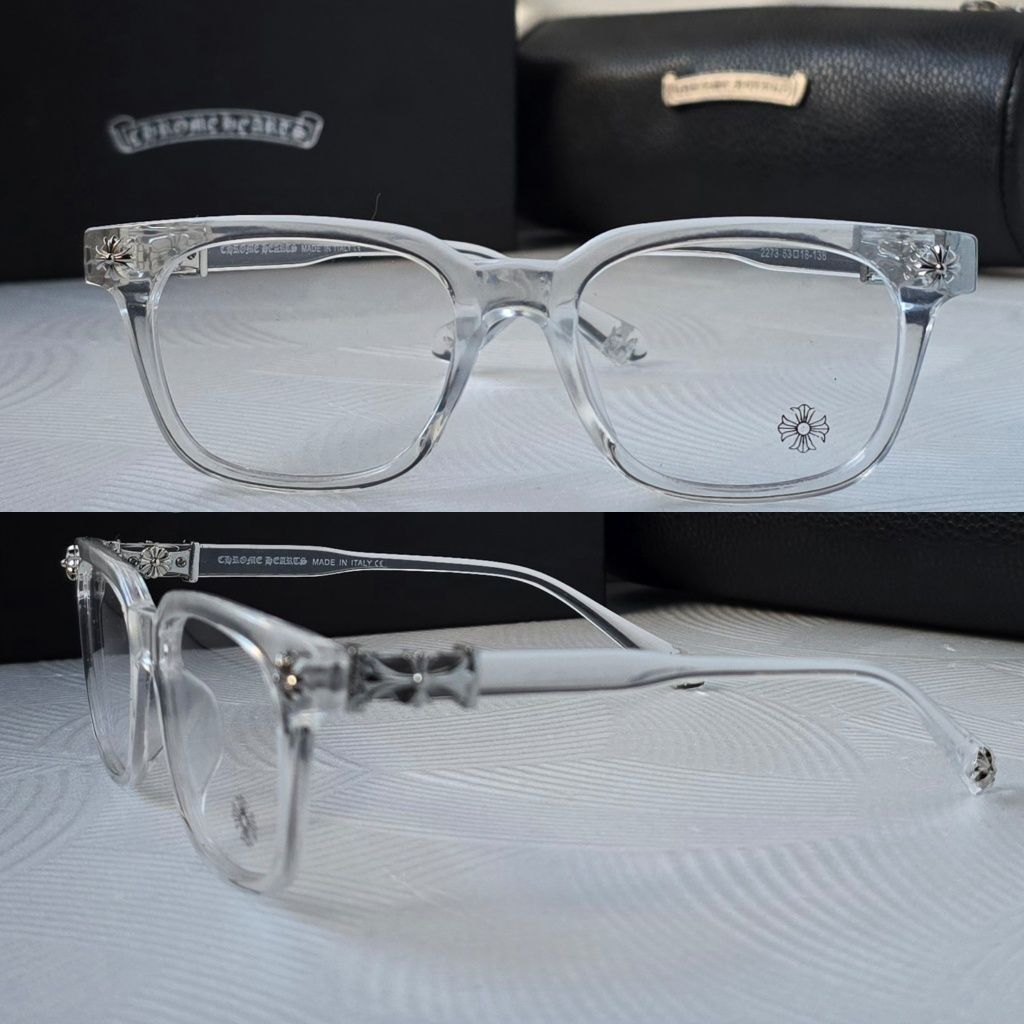 Очила за компютър Диоптрични рамки прозрачни слънчеви chrome hearts